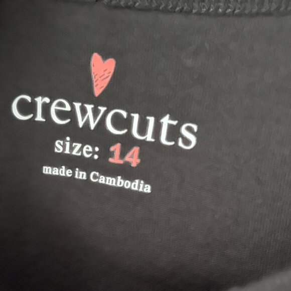 CREWCUTS GRAY APPLIQUED KNIT SHIRT SZ 14 STAR DESIGN - Picture 4 of 4